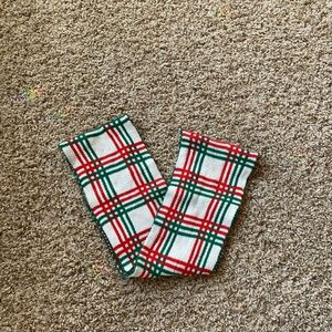 3 scarves plaid